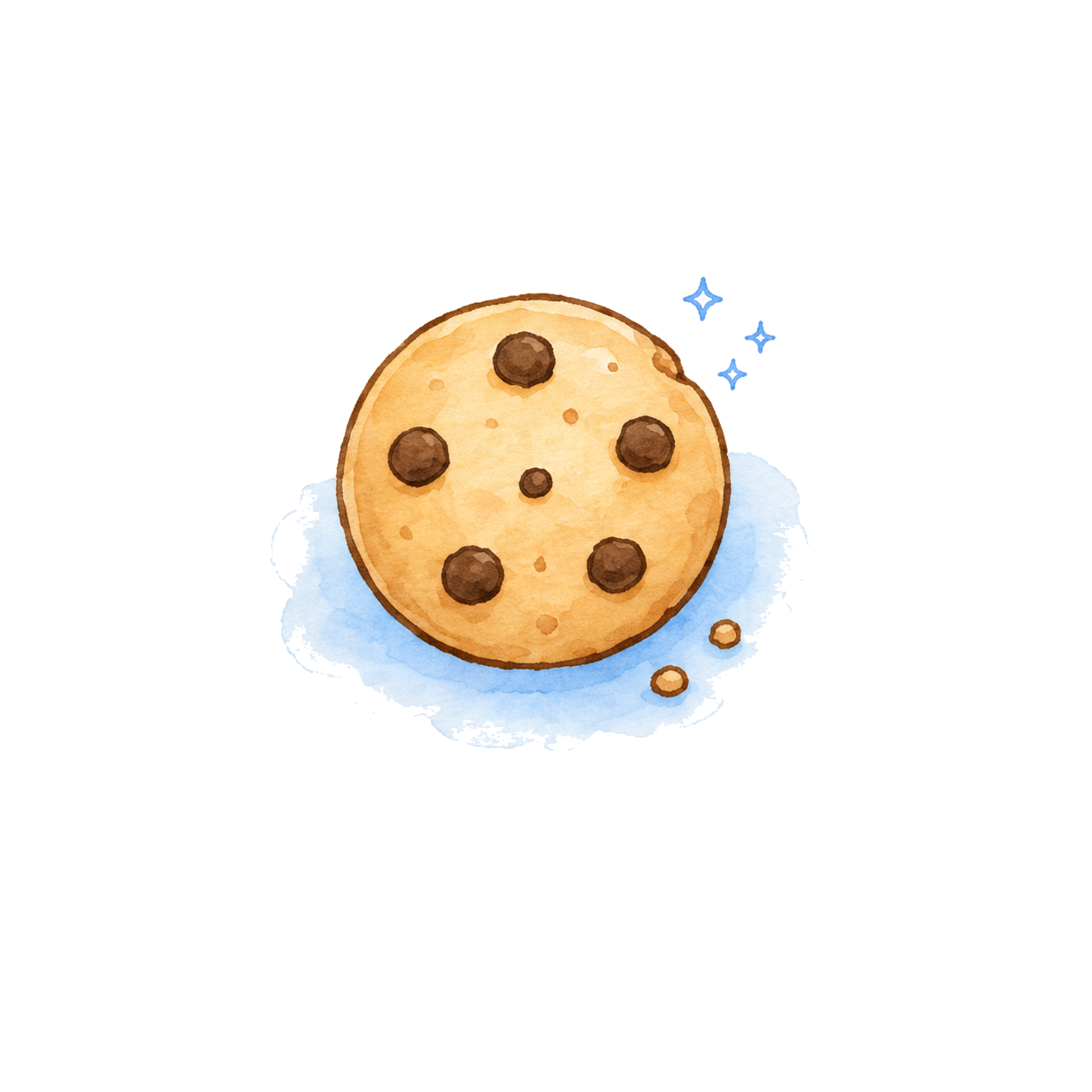 Watercolour cookie