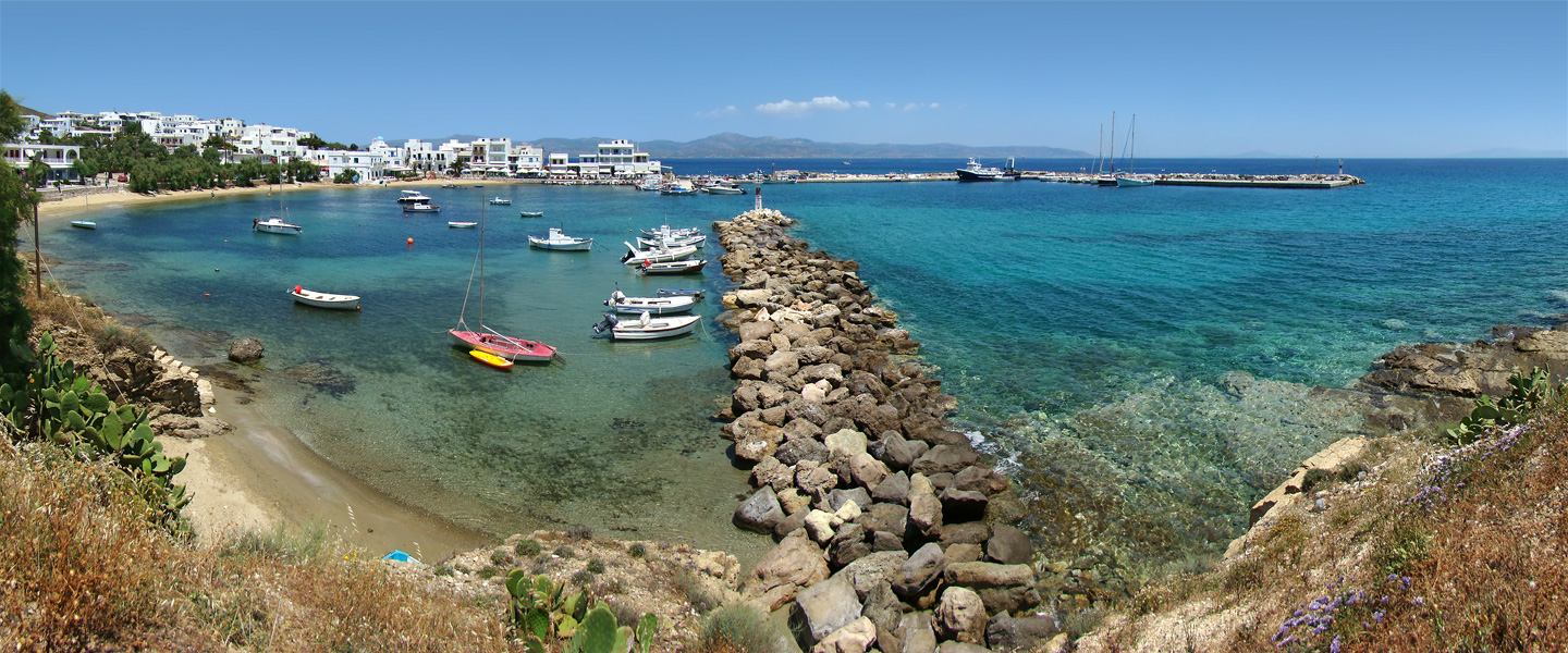 Whitewashed lanes of Marpissa village, Paros